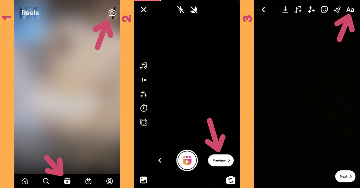 how to do speech to text on instagram reels