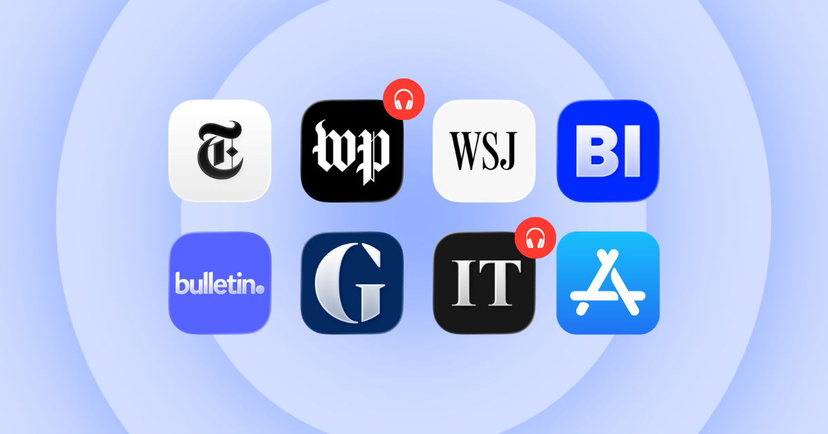 How AI audio is reshaping modern news apps