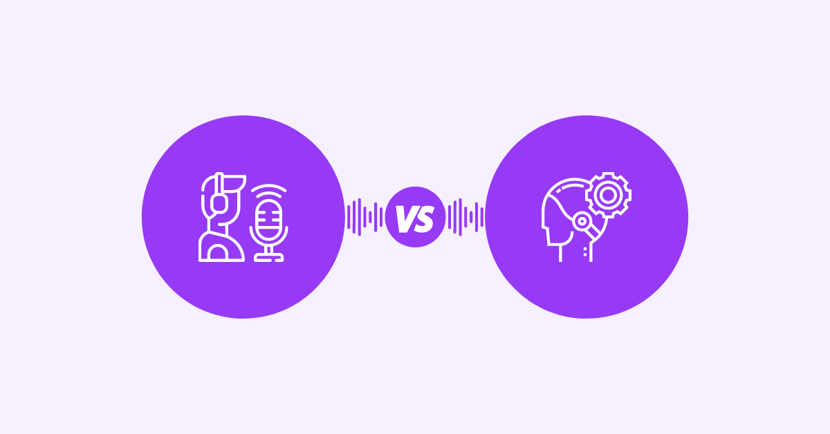 Human vs AI audio: Quality, cost, and time comparison