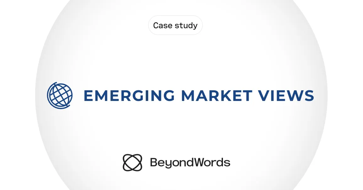 Why Emerging Market Views adopted AI audio