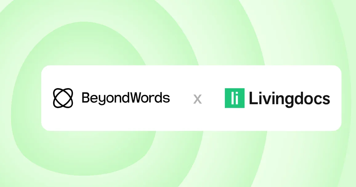 Livingdocs and BeyondWords partner to simplify audio and video publishing