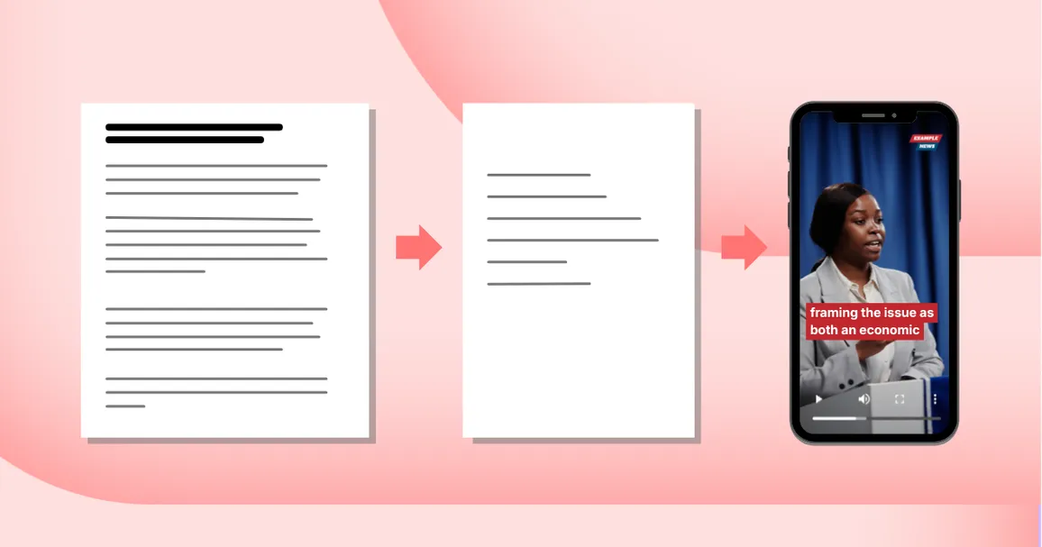 Script templates: Adapt stories for video & audio—automatically